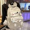 Schoolbags Children Elementary School Students Girls Junior High School Students High School Letters Backpack