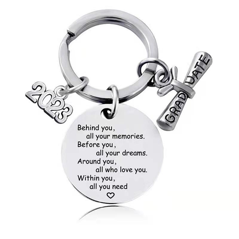 Steel Elegant Stainless Keychain Gift For Graduates Perfect For Celebrations And Parties