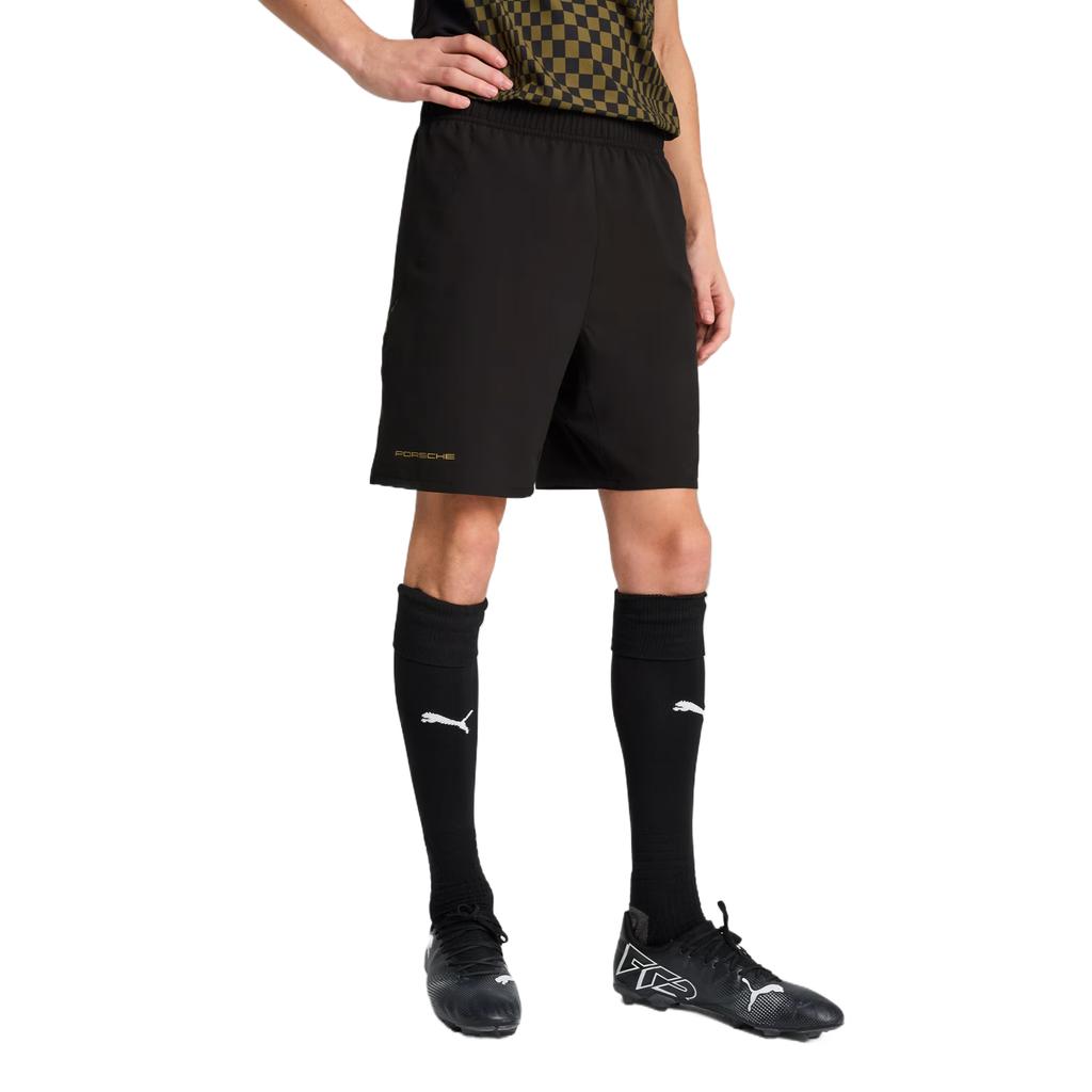 PUMA Porsche Legacy 911Spirit Football Shorts Men DryCELL Soccer Bottom Men's Olive Green 660093-01