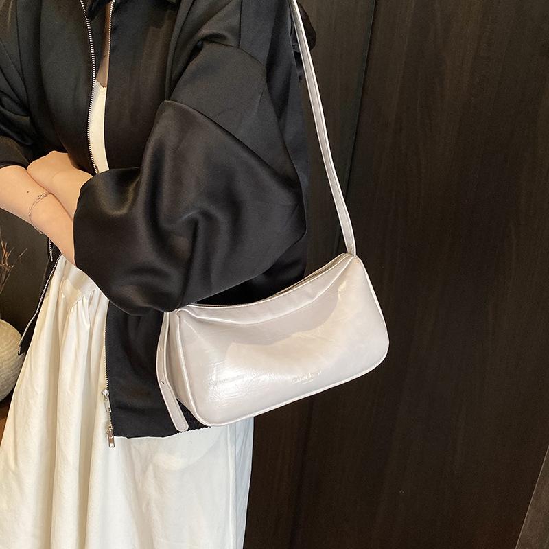 Underarm Bag Women's Baguette Bag Women's 2025 New Simple Handbag High-end Temperament Single Shoulder Underarm Bag