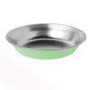 Stainless Steel Pet Bowl Non-slip Silicone Bottom  Dogs Cats Feeding Bowl Anti-tip Pet Water Treat Food Feeder Bowl