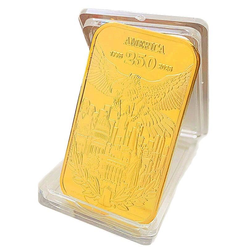 Statue of Liberty Medal of Honor Challenge Coin Commemorative Gift Metal Medal Collection Gift, Blocks