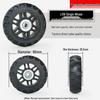 Universal Wheel Replacement for Luggage Suitcase: Leather Caster Rubber Roller Rim Repair Accessories