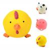 Latex Pet Chew Squeaky Toy Bite Resistant Clean Teeth Dog Grinding Teeth Toys Cartoon Animals Pet Vocalization Interactive Toy