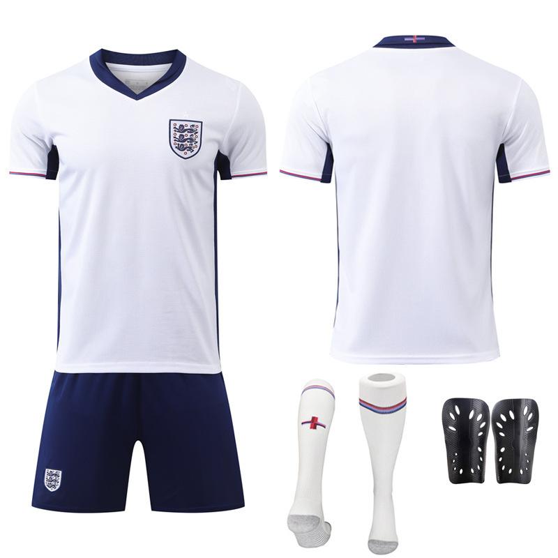 Europacupen England Fotbollsuniform Set 11 Foden Nr. 1 Bellingham Kane Fotbollströja
