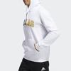 Adidas Sweatshirts Men's White Hooded Moderate Regular GE5509