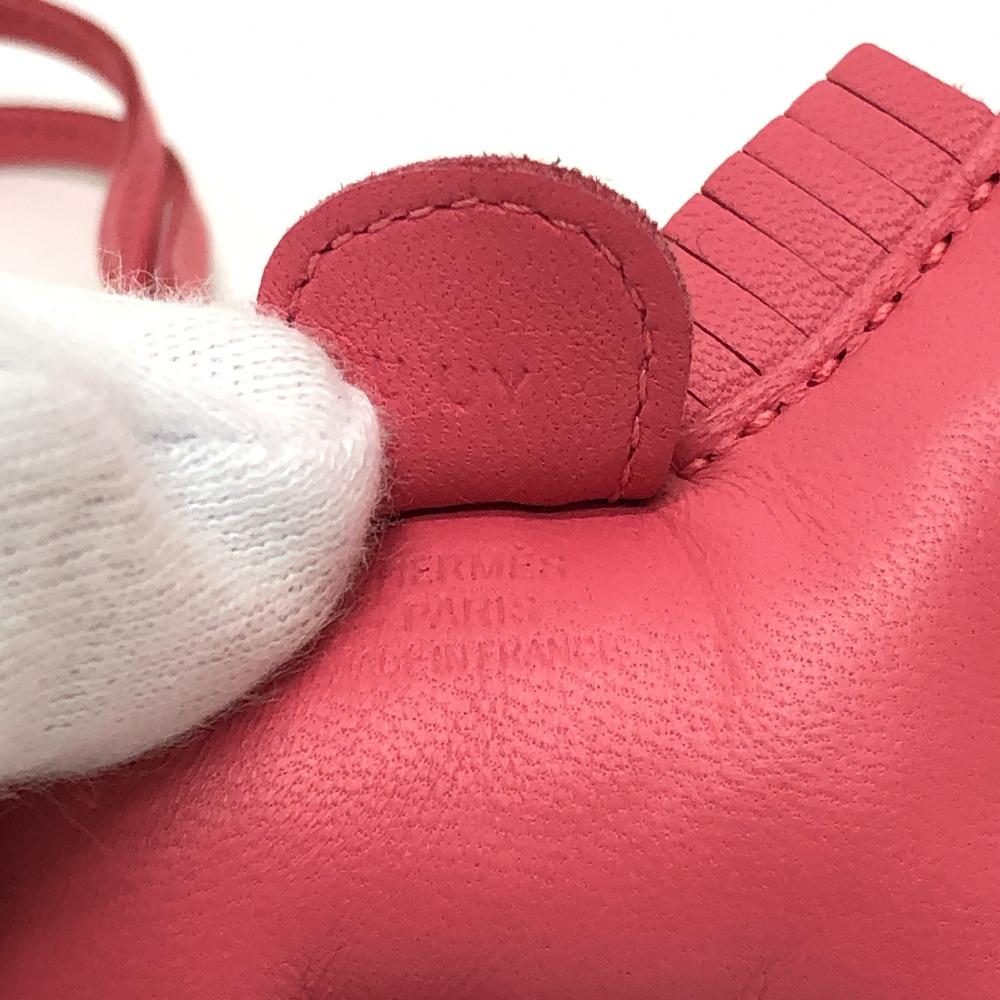 HERMES Rodeo PM Accessories Bag Charm Anyo Miro Rose azare pink