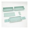 OSK Lunch Box Two Tiers (With Dividers) Comfortable PCW-650D Mint Green (Top) 340ml (Bottom) 310ml