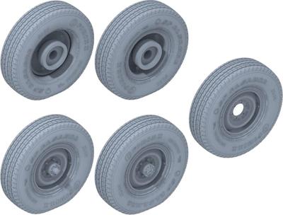 ET Model 1/35 Modern Pickup Truck Weight-Deforming Tire Set Type 1 (for Meng Models) Plastic Model Parts P35-162 (Military Vehicle)