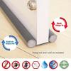 1PC Self-Adhesive Door Bottom Seal Strip Sound Insulation, Anti-Theft, Windproof, Waterproof Protection for Doors & Windows - Under Door Installation