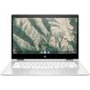 HP Chromebook X360-14" HD Touch - Pentium Silver N5000-4GB - 64GB eMMC - Silver White