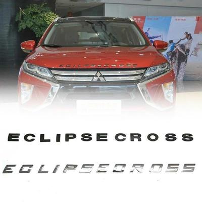 3D Metal Chrome Letters Emblem Sticker Car Styling for Mtsubishi Eclipse Cross