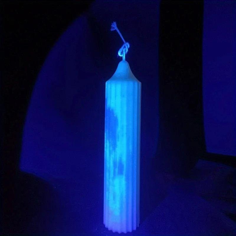 1 Pack of Low-temperature Candle High Brightness Luminous Powder Luminous Pigment DIY Candle Dropper Filling Material