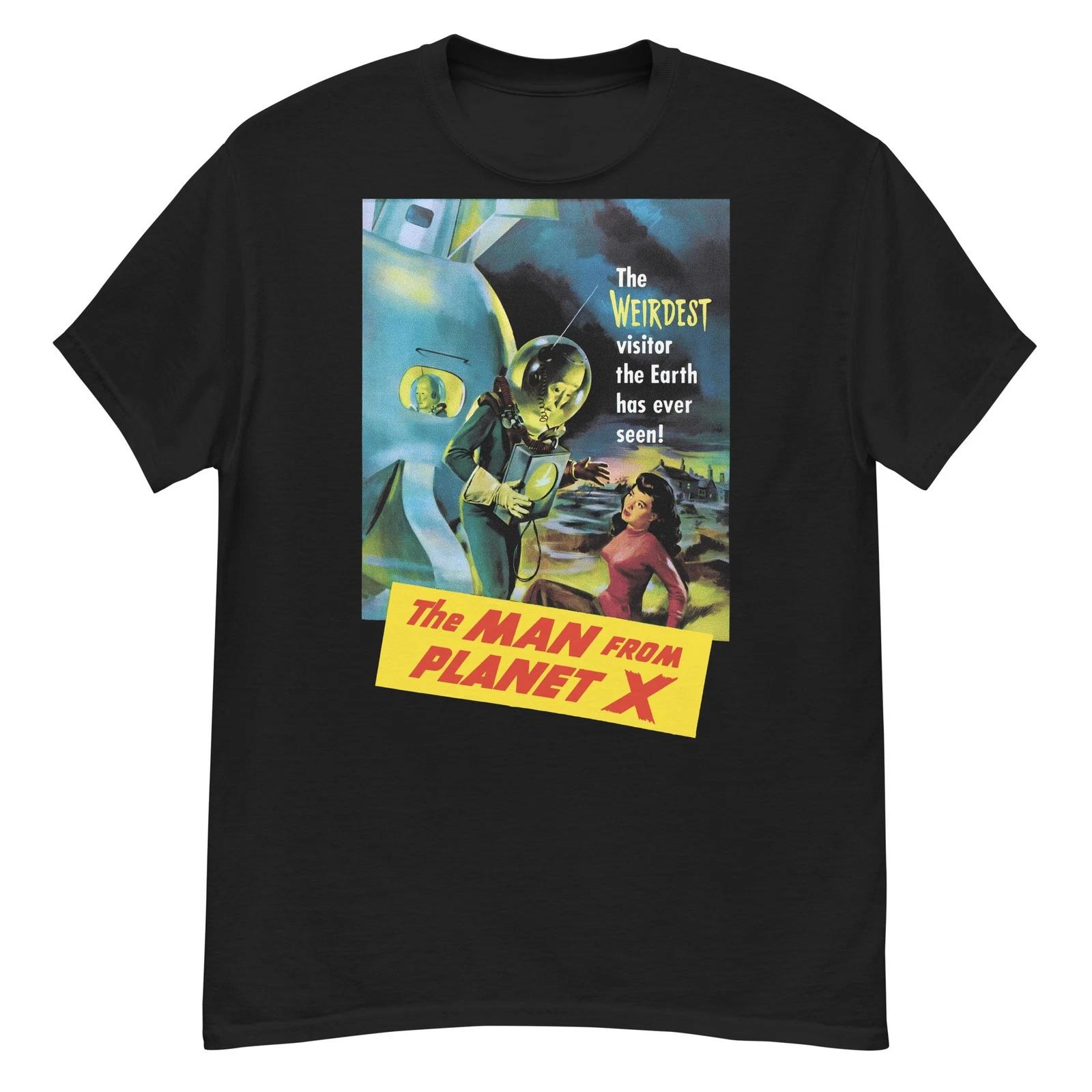The Man from Planet X cult sci-fi film fan art t-shirt M