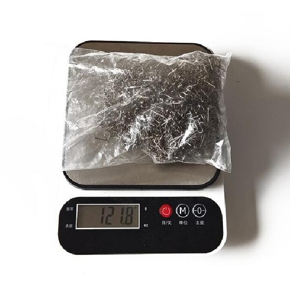 500 Pcs Standard Pre-Cut 0.8mm Wave Hot Staple For Plastic Stapler Repair Welder