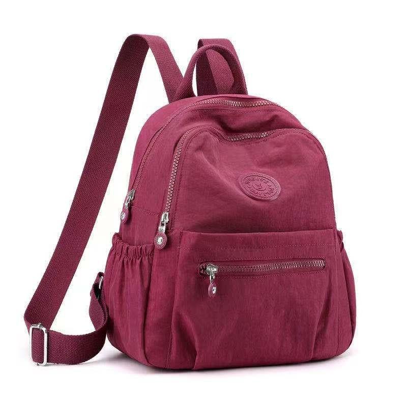 Modischer Rucksack für Damen Outdoor Freizeit Vielseitiger Rucksack Schüler Schultasche Outdoor Sportrucksack Reise Tragbar Mehrere Taschen Mommy Bag