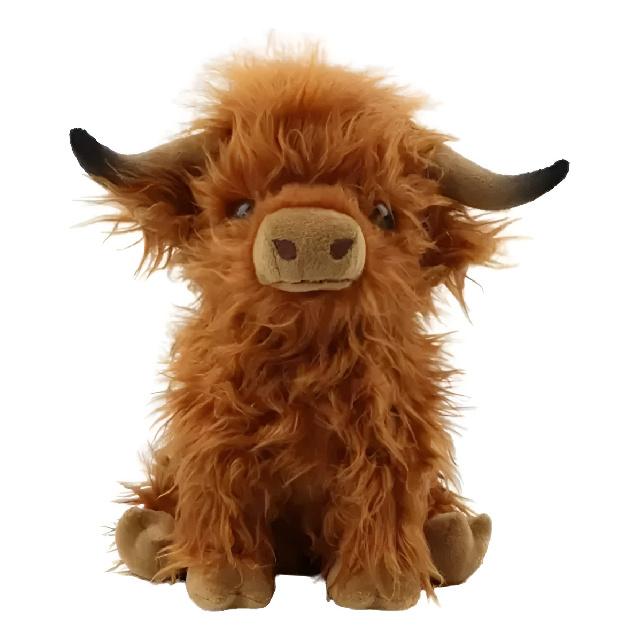Cute Furry Cow Plush Toys 2025. Y