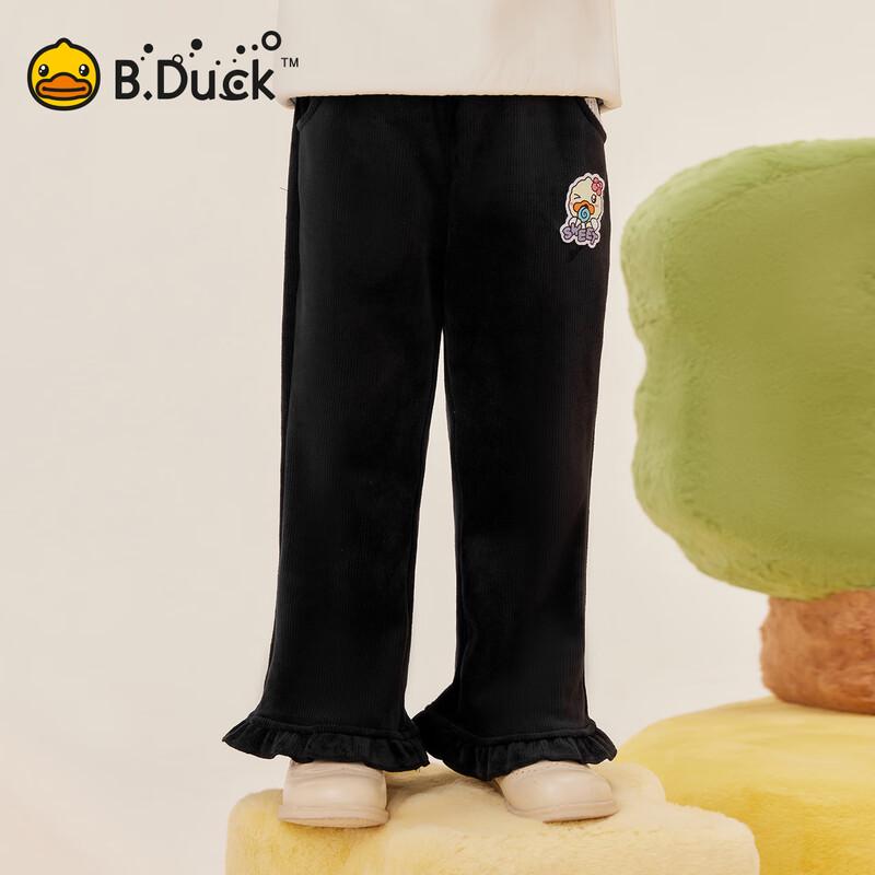B.Duck Girls' Fleece-Lined Corduroy Flared Pants