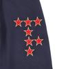 EASY NO EASY Star Lettering Patch Sweatpants - Navy