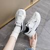 Fashionable New Round Toe Mesh Casual Sports Shoes For Spring/Autumn Comfortable Thick Soled Anti Slip Work Shoes For Women