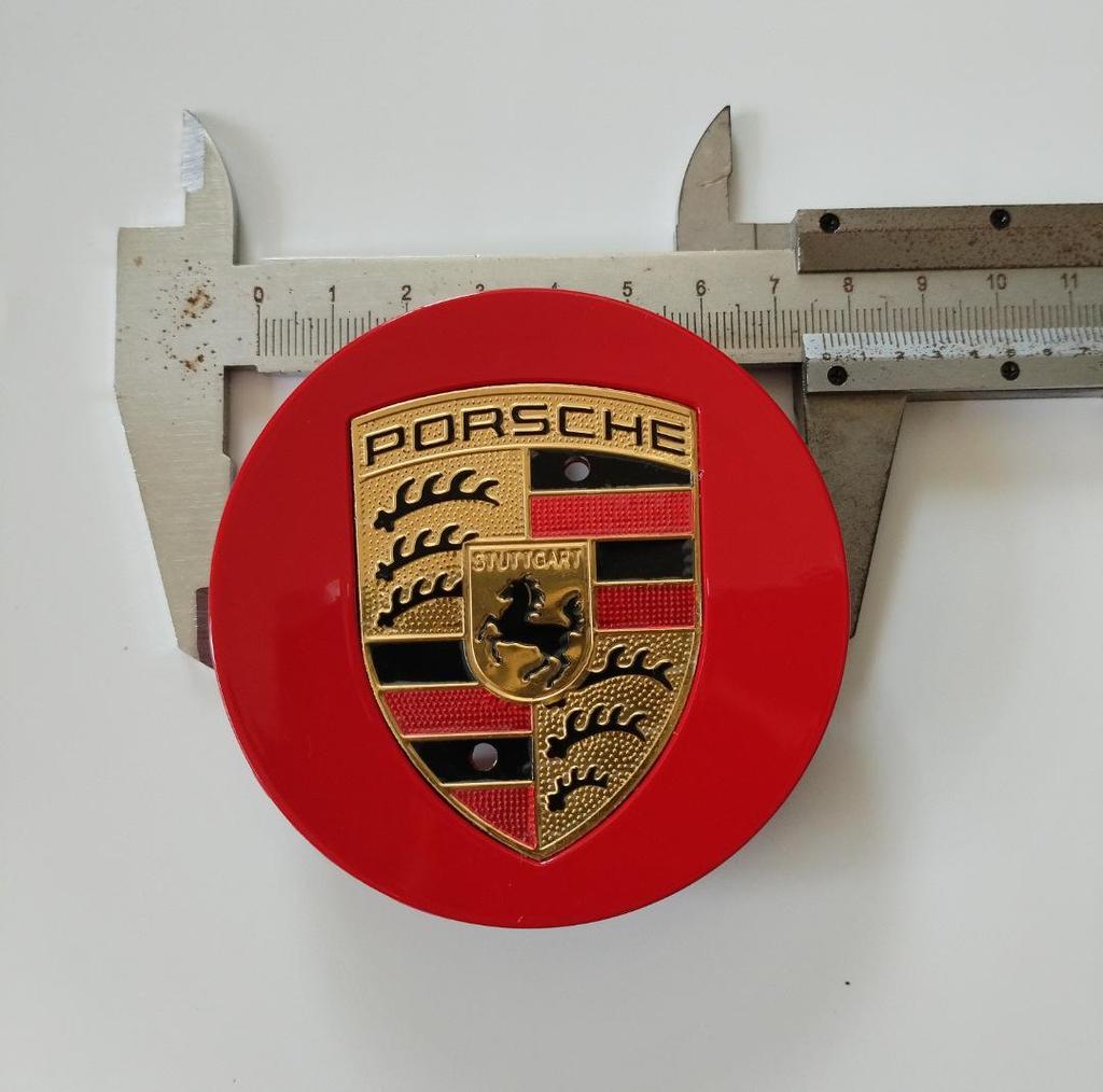 Porsche Cayenne/Macan/Panamera/718/Taycan/911 Radnabenkappe Farbiges Aufkleber