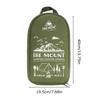 9/14L Geschirr-Organizer Oxford-Stoff Tragetasche Campinggeschirr Aufbewahrungstasche Wasserdicht BBQ Picknicktasche Outdoor-Zubehör