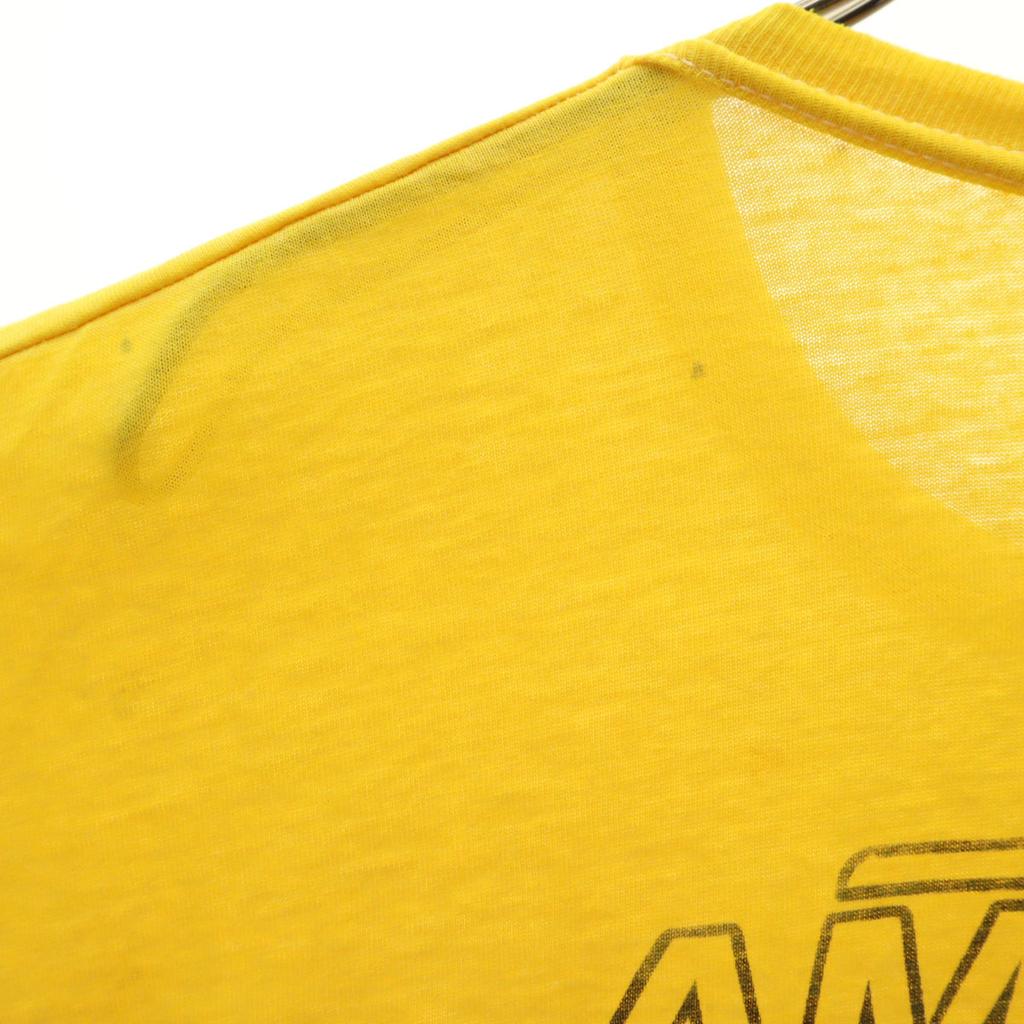 HARVEY WOODS 90er Jahre Made in Canada Altes Kurzarm-T-Shirt L gelb Herren Gebraucht