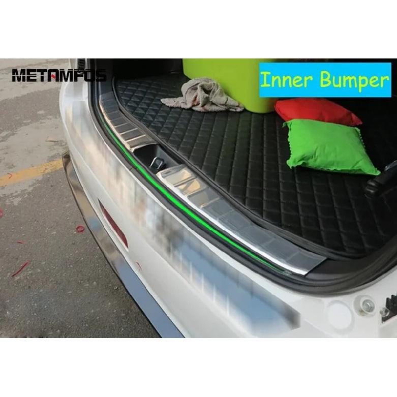 For Mitsubishi ASX 5dr Hatchback 2011- 2024 Rear Trunk Bumper Foot Plate Tailgate Door Sill Scuff Guard Plate Accessories