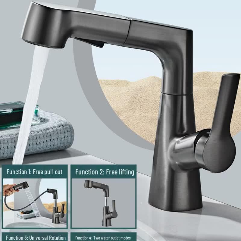 TLXT Universal Pull-Out Rotating Faucet