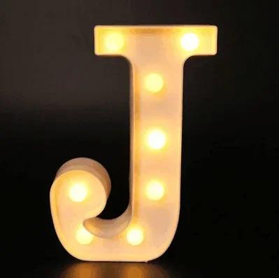 Wedding Decorative Name Number letters LED Lights Luminous Number Lamp Party Baby Bedroom Decoration Home Night Light