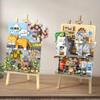 3D Puzzle Building Blocks Toy Cute Children'S Gift   Assembly Art Picture Block Plaything Trendy Collectible