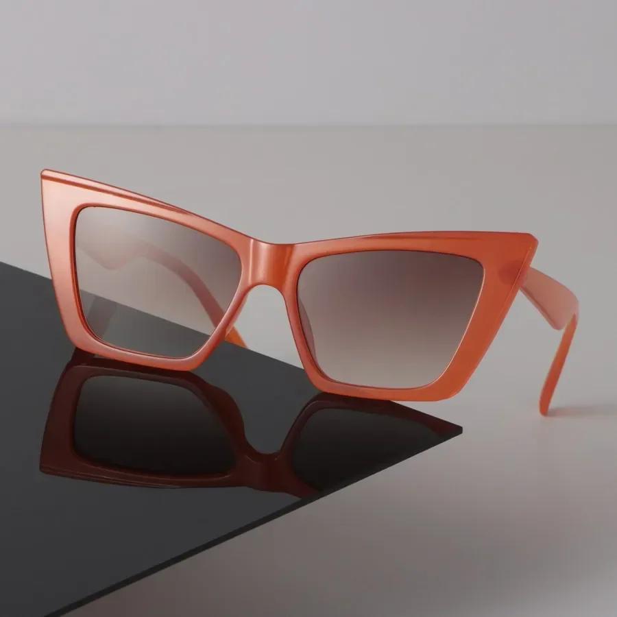 Vintage Cat Eye Sunglasses Women Men Designer Brand Mirror Cool Candy Colors Sun Glasses Oculos De Sol Unisex Fashion