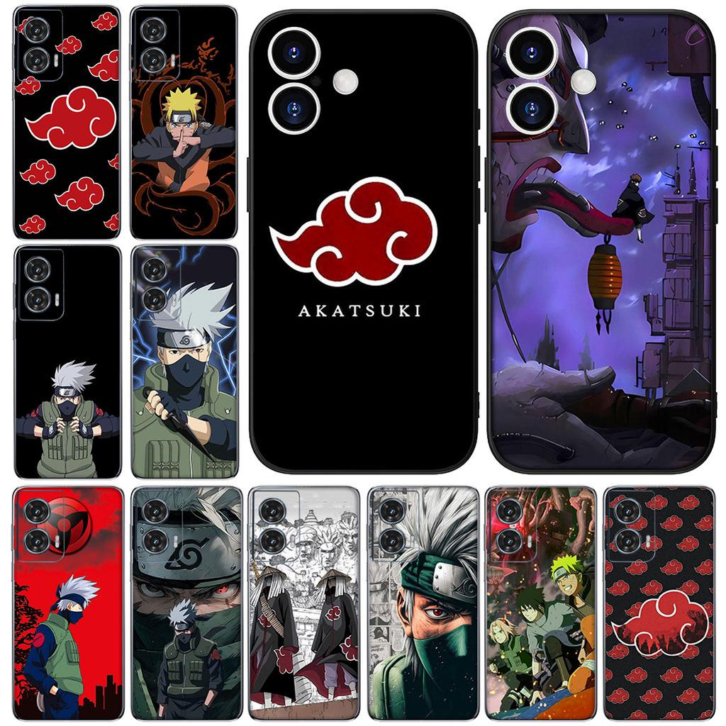 Cover Akatsuki Narutos Kakashi for Motorola Moto Edge 50 30 One Fusion 40 Neo Ultra Pro 20 Lite G50 G85 E15 E14 Phone Case