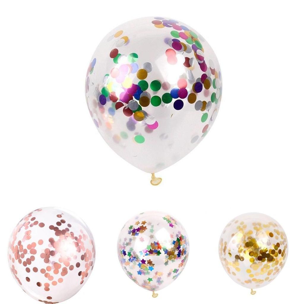 Vibrant 12" Confetti Balloon Latex Helium Perfect For Memorable Birthday Wedding Parties
