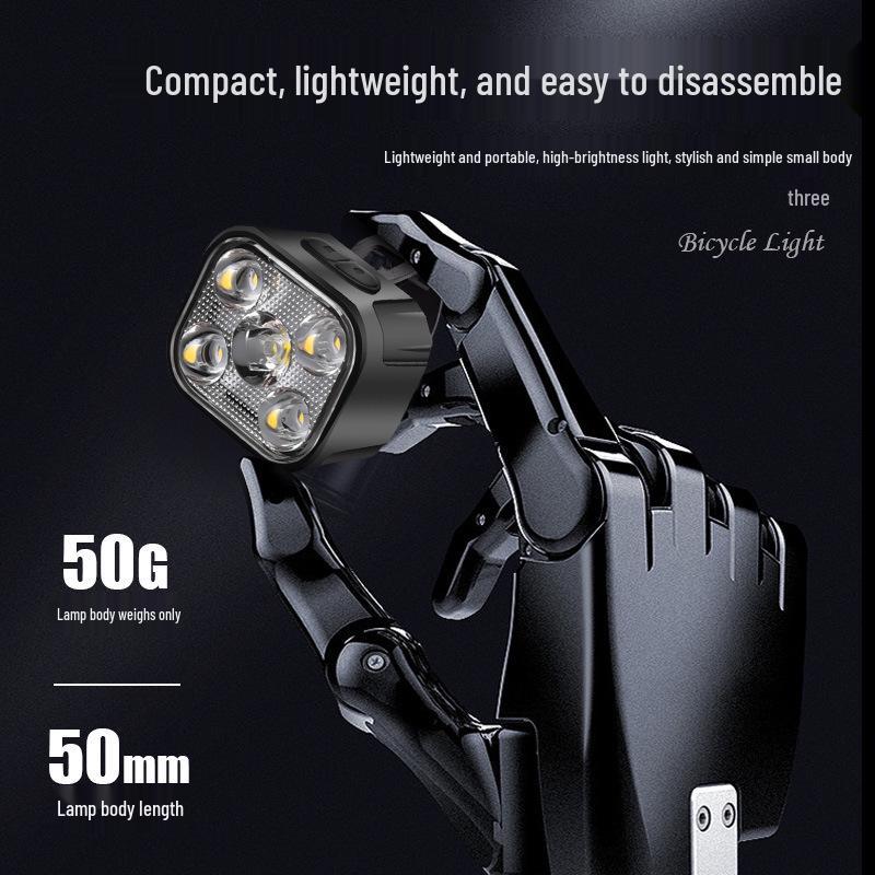 High-Brightness Front & Rear Bicycle Lights for Night Riding
