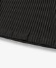 Yujen Double-Pleated Wide Pleated Elastic Waist Pants_Black