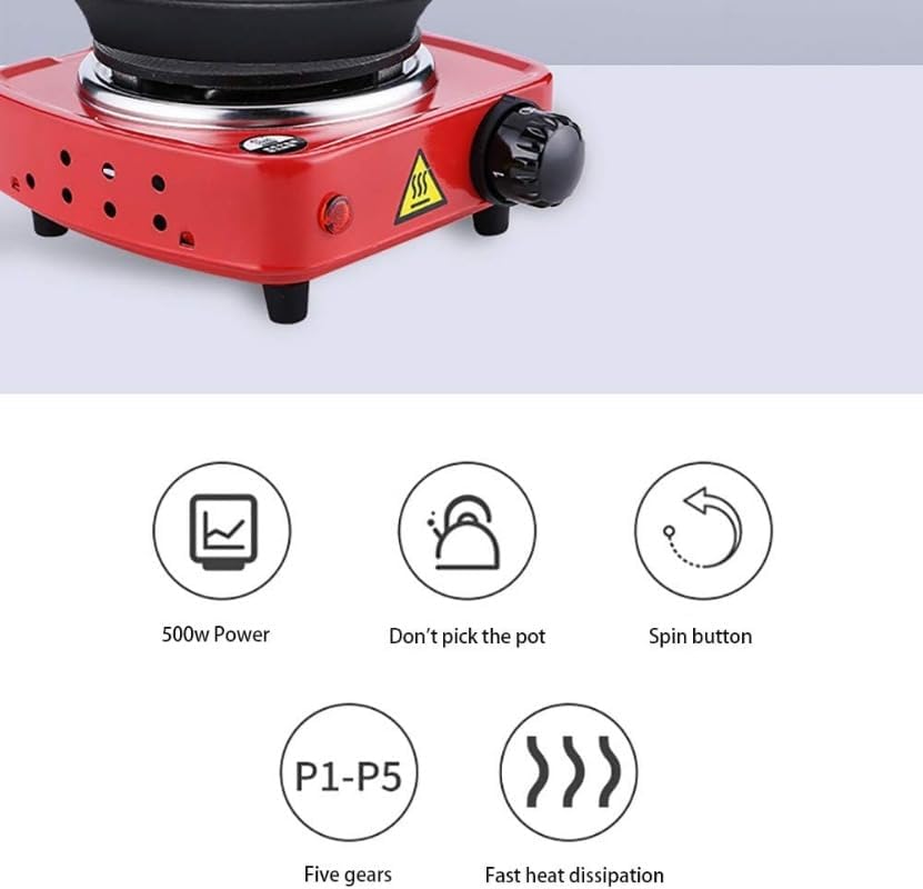 Hot Plate for Candle Making Portable Electric Tea Warmer Stove for Boil Coffee Tea Melting Wax Chocolate Candy Heating Burner