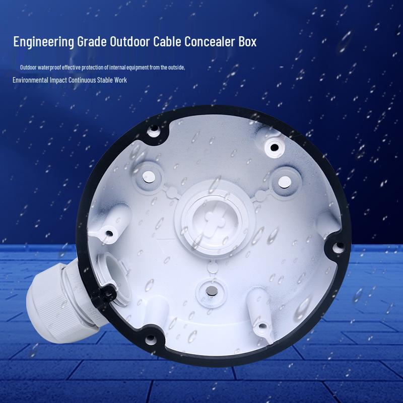 Aluminum Alloy Outdoor Waterproof Cable Concealment Box for Security Equipment