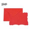 Decorative Envelopes for Special Occasions 50 Sets Wavy Edge Envelope And Card Set, Solid Color Smooth Elegant Western Style Writing Stationery,