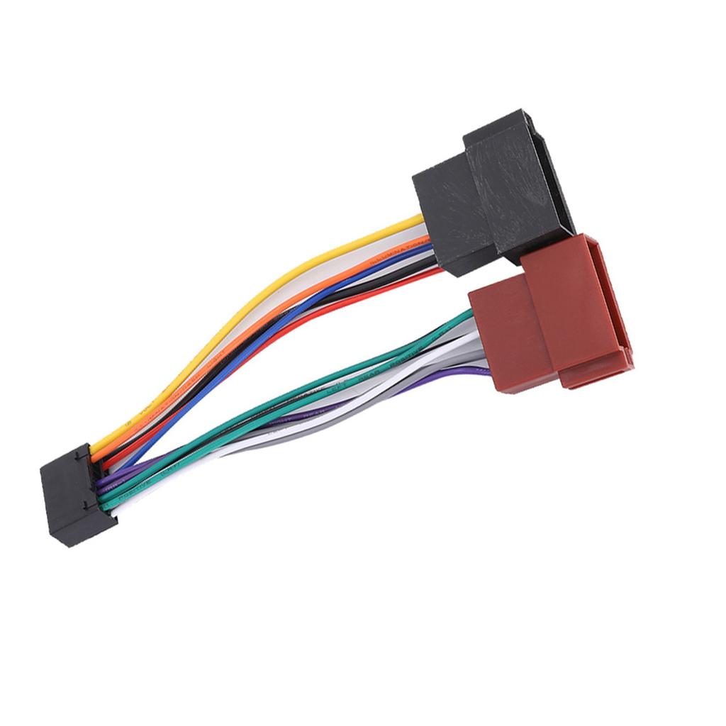 16 Pin ISO Bus Female Harness Connector Adapter Fits for Kenwood NC