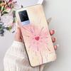 For Vivo V21e Case V2061 Cute Cat Lion Painted Cover Soft Silicone Phone Cases For Vivo V21 V2066 V2108 V 21 VivoV21 E 4G Fundas