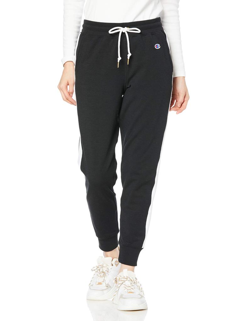 Champion Stretch UV Jogger Size M Women's Leggings, Protection, One-Point Logo, Pants, Sweatpants, Black, (CW-TS210)