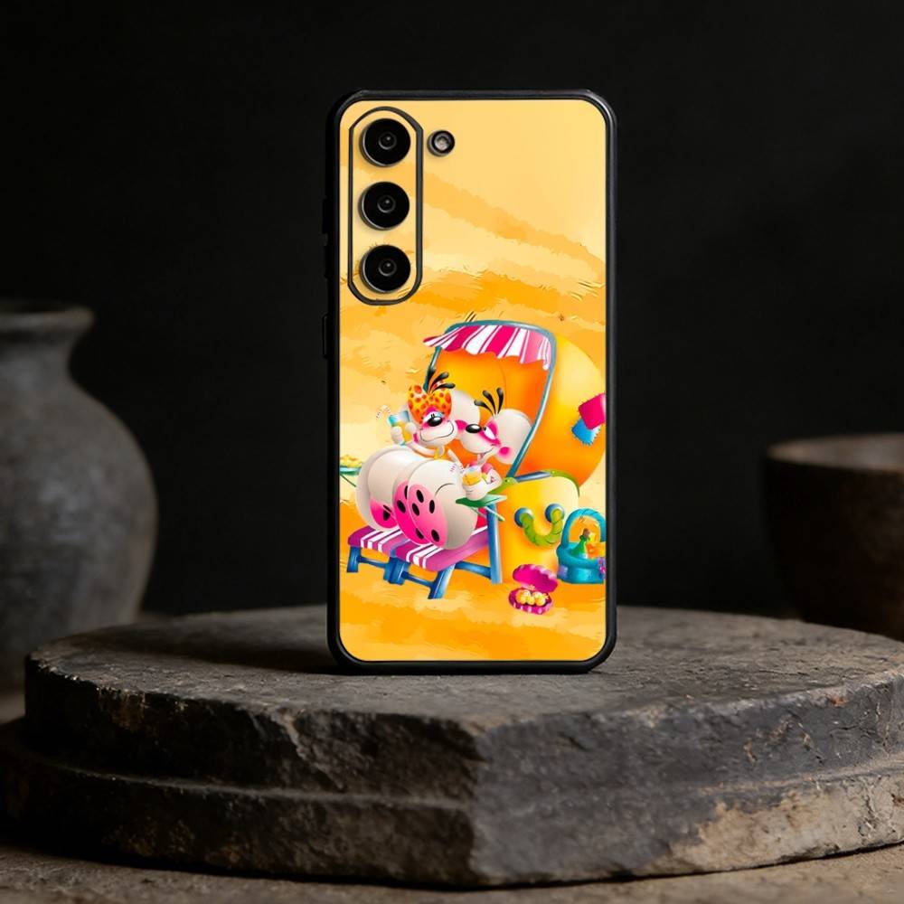 cartoon Diddl Mouse Phone Case For Samsung Galaxy A13,21s,22,31,32,52,53,71,72,73,Soft Black Cover