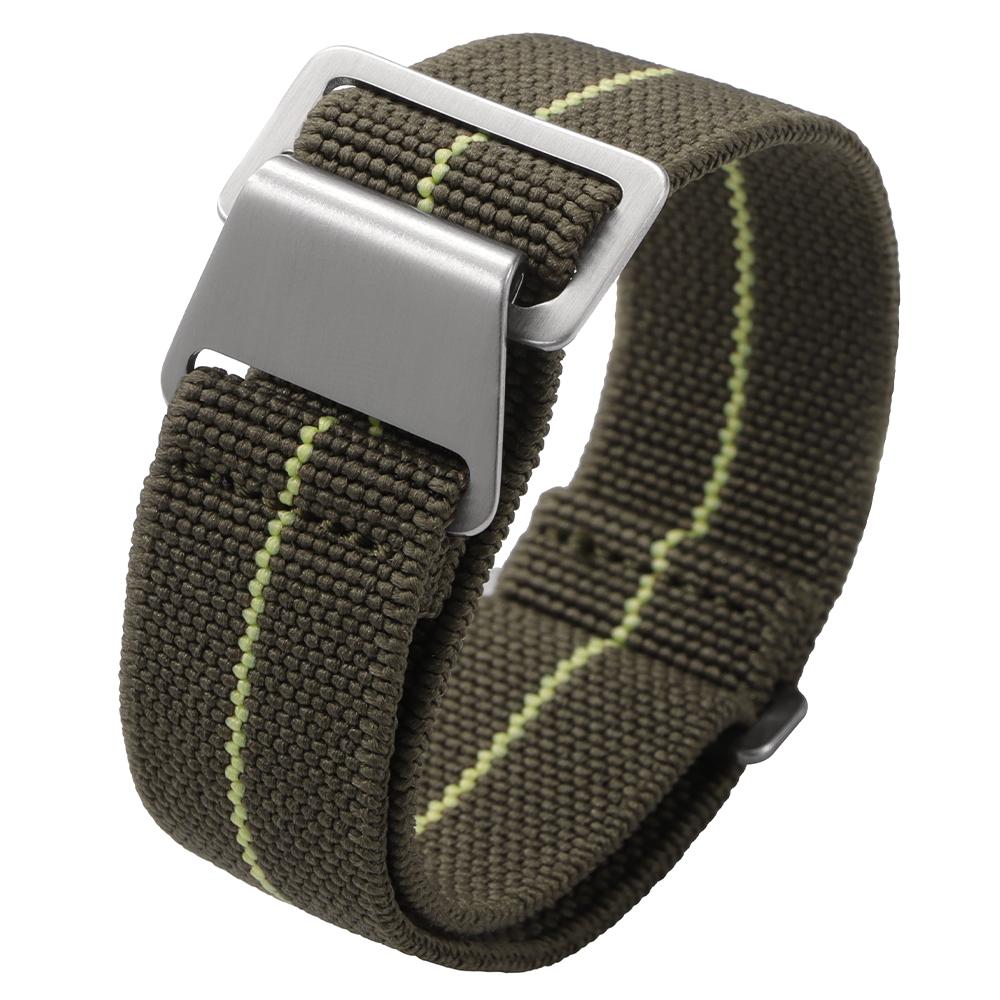 18/20/22mm Nylon Watchbands Parachute Elastic Breathable Skin Friendly Straps for Rolex Water Ghost for Omega for Tudor Bracelet