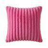 Imitation Rabbit Plush Pillowcase,Modern and Simple Home Decoration Pillowcase, Living Room Solid Color Sofa Cushion, Pillowcover