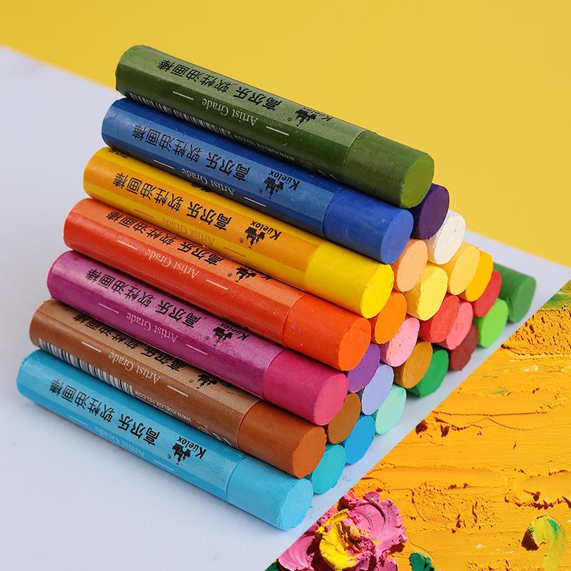 Gao Erle Professional Soft Oil Pastels: 36 Heavy Colors & 48 Rich Crayon Set for Beginners
