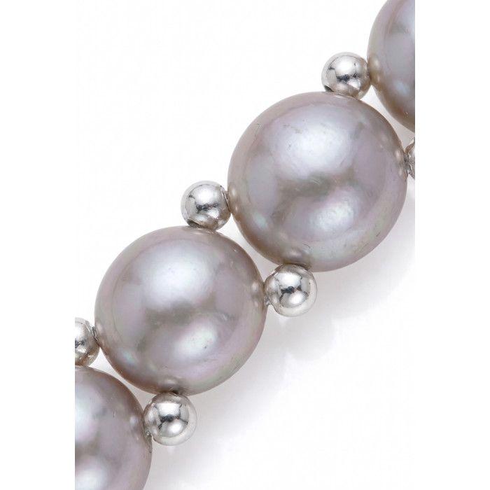 Bracelet - PEARLS & COLORS - Pearls & Colors - Perle d'eau douce 3-4 mm - Perle grise - Argent 925