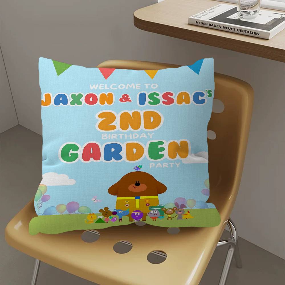 H-Hey D-Duggee Pillow Gift Home Office Decoration Pillow Bedroom Sofa Car Cushion CoverPillow Case