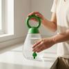 Dispenser Bevande a Goccia Manico Verde Caraffa Trasparente per Tè Freddo con Rubinetto