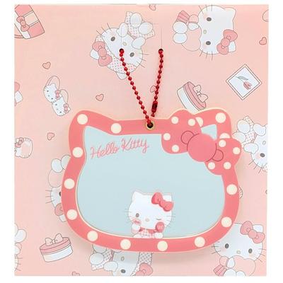 Sanrio Characters Hello Kitty Slide Mirror, H6.4~8.3 X W6.3~11.2 X D6~6.5cm, 8203482